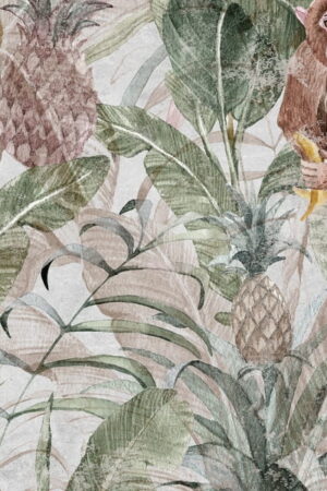 Mural gresowy 60x60 EXOTIC BEIGE MONKEY 3/4 MAT