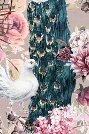 Mural gresowy 60x60 GLAMOUR-5 4/6 (CZAPLE) MAT