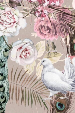 Mural gresowy 60x60 GLAMOUR-5 6/6 (CZAPLE) MAT
