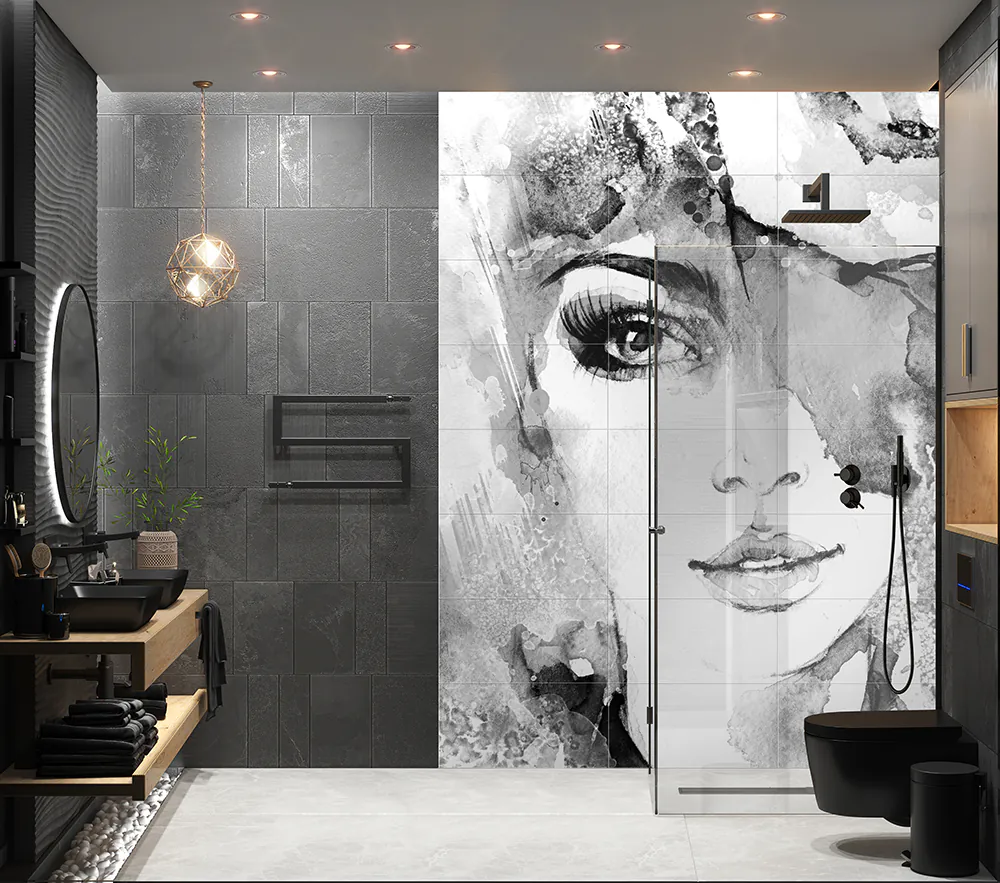 Ceramik Studio Obraz Wielkoformatowy płytka gres Face Arte 270×180