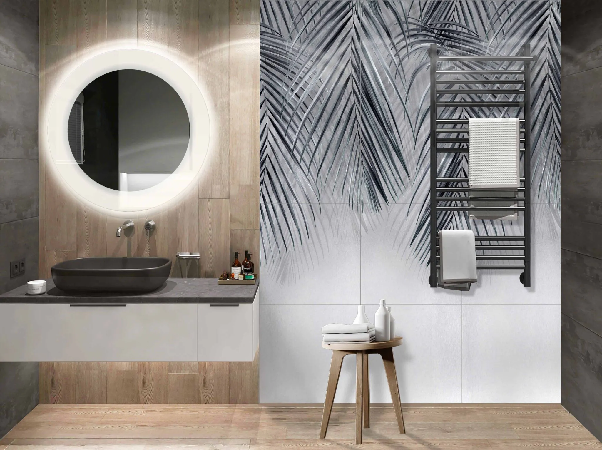Ceramik Studio Obraz Wielkoformatowy płytka gres Havana Graphite 300×120