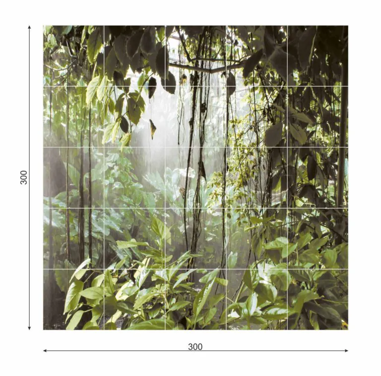 Ceramik Studio Obraz Wielkoformatowy płytka Gres Rain Forest 300×300 - obrazek 2