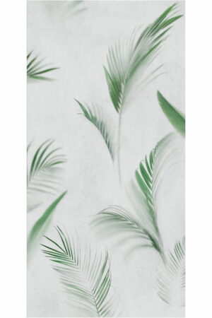 Mural gresowy 120x60 SOFT PALMS-2 CEMENT B SUGAR