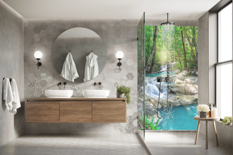 Ceramik Studio Obraz Wielkoformatowy ceramiczna obraz Wodospad 240×120 - obrazek 2