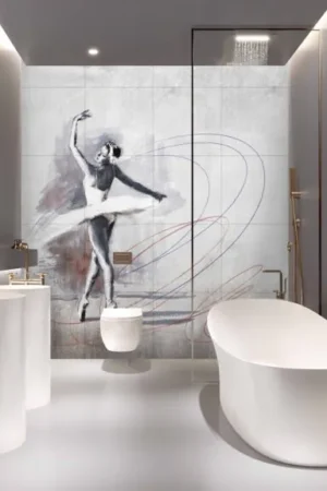 Ceramik Studio Obraz Wielkoformatowy płytka gres Balerina 300×240 cm
