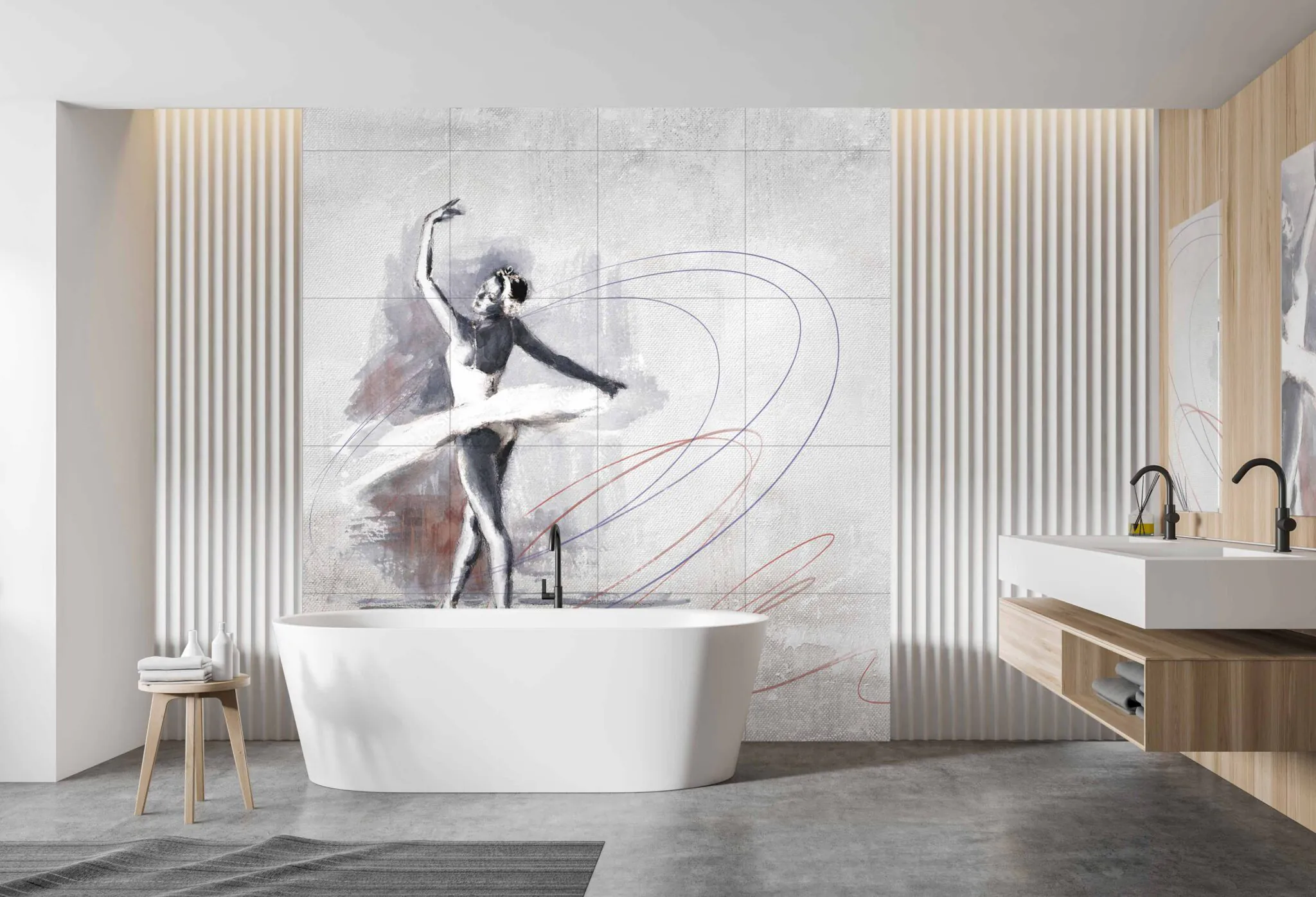 Ceramik Studio Obraz Wielkoformatowy płytka gres Balerina 300×240 cm - obrazek 5