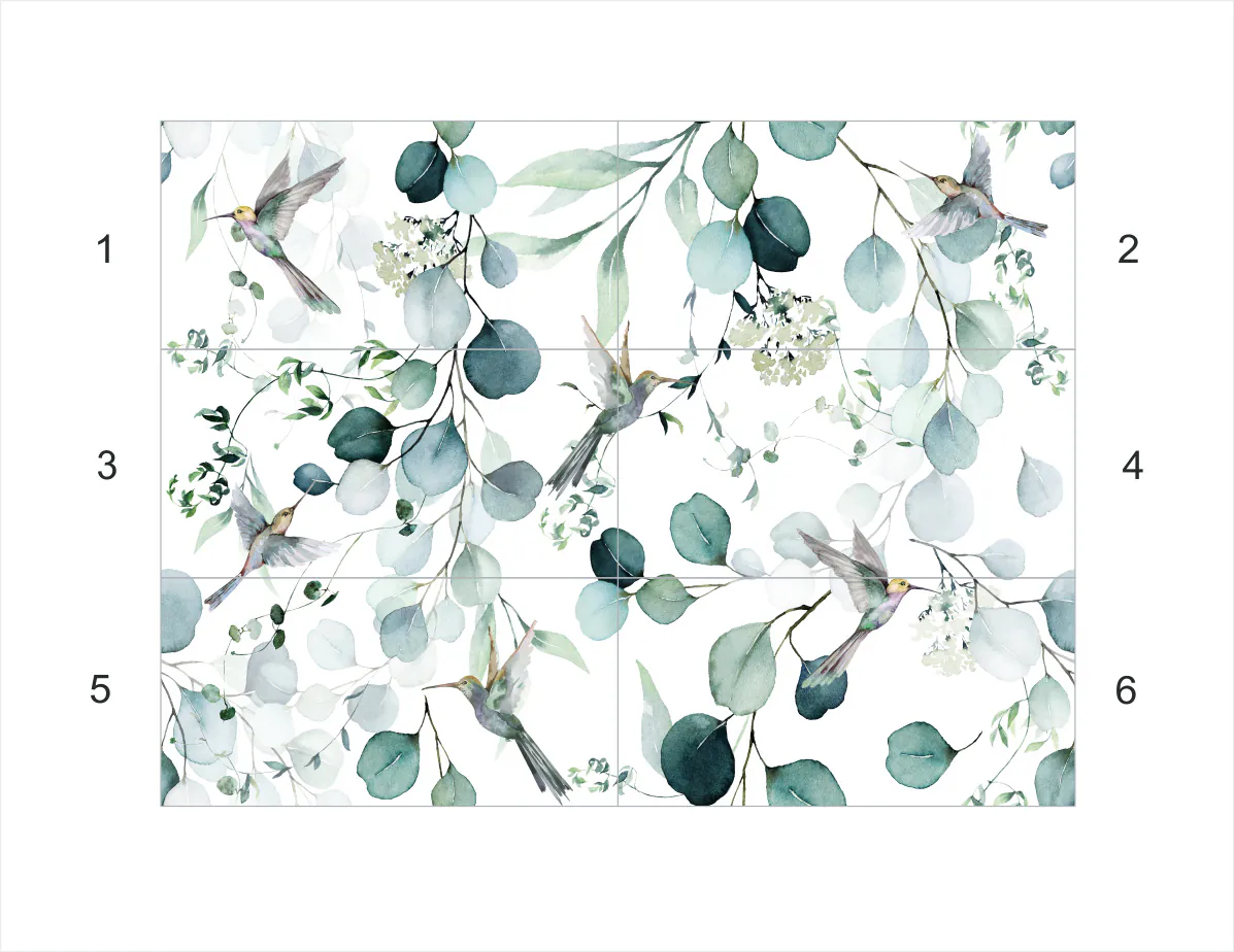 Ceramik Studio Obraz Wielkoformatowy Ceramiczny Eukaliptus 90×120 Blue - obrazek 2
