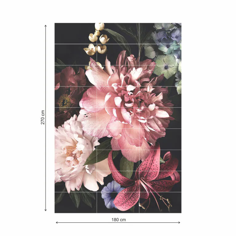 Ceramik Studio Obraz Wielkoformatowy płytka ceramiczna Rembrandt Flowers 180×270 cm - obrazek 3