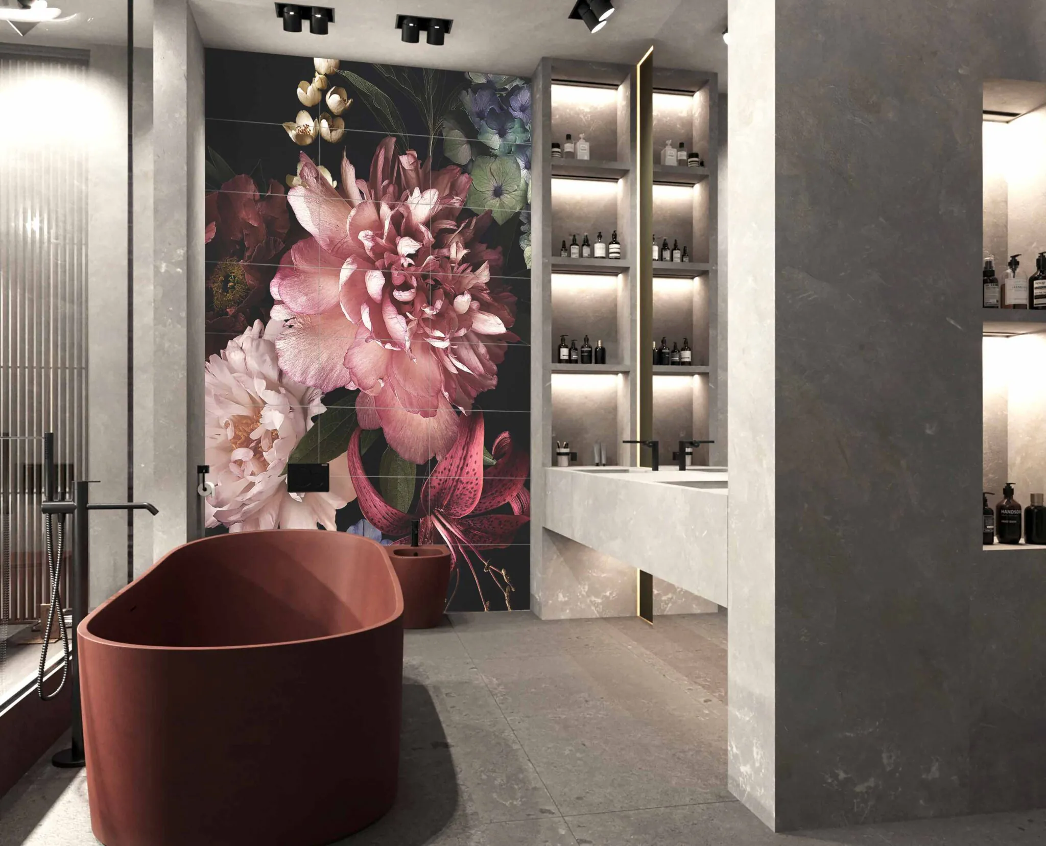 Ceramik Studio Obraz Wielkoformatowy płytka ceramiczna Rembrandt Flowers 180×270 cm - obrazek 4