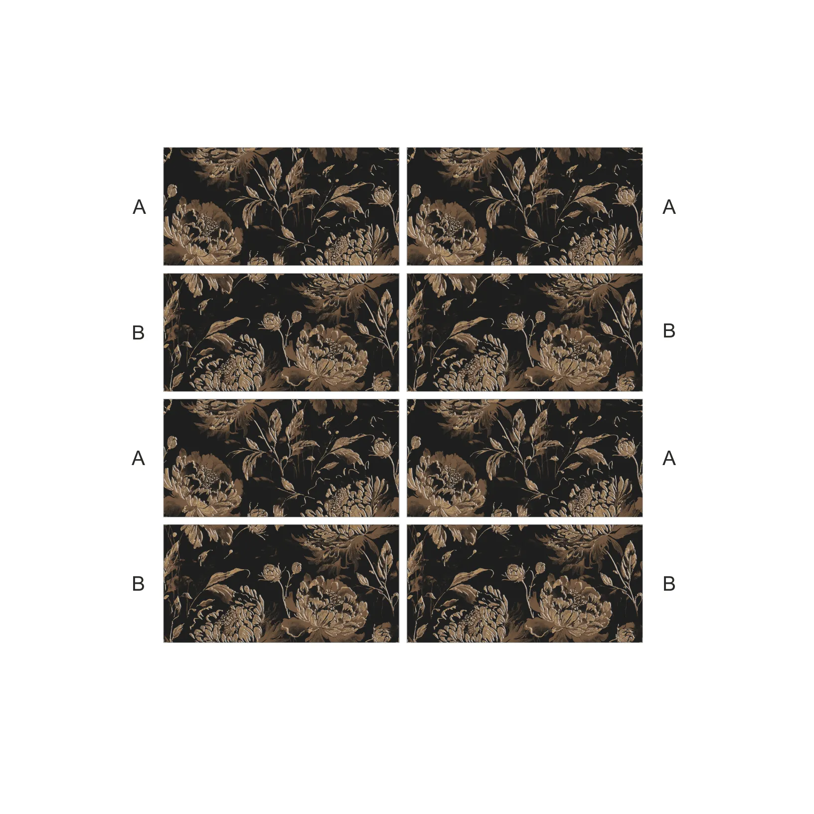 Ceramik Studio Obraz Wielkoformatowy płytka ceramiczna obraz Glamour Gold 120×120 - obrazek 5