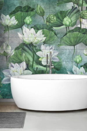Ceramik Studio Obraz Wielkoformatowy Ceramiczny Nenufary A 240×120