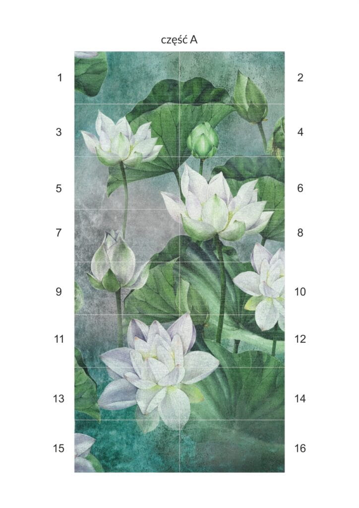 Ceramik Studio Obraz Wielkoformatowy Ceramiczny Nenufary A 240×120 - obrazek 2