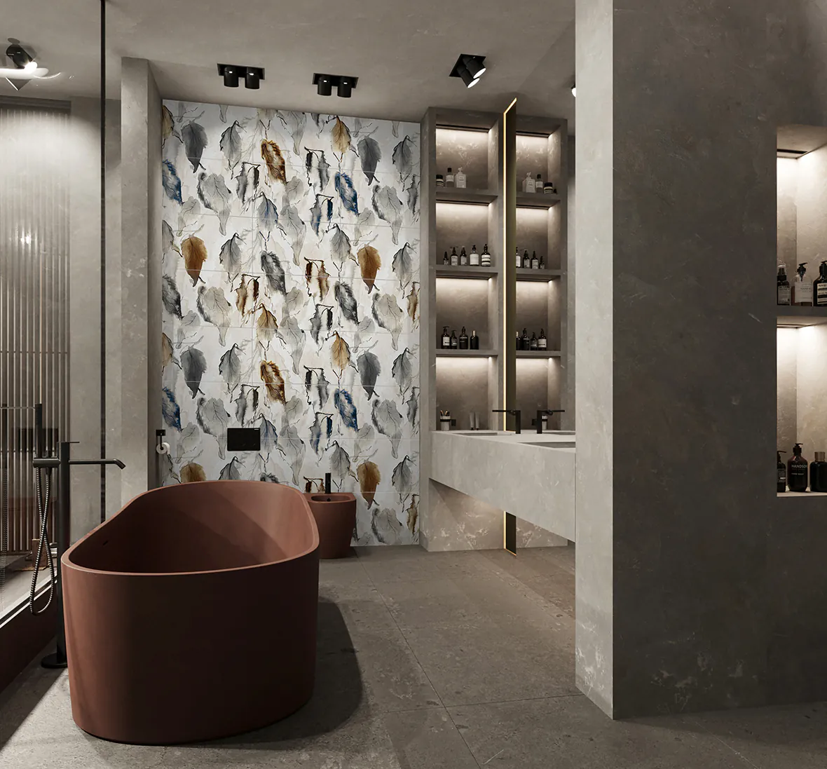 Ceramik Studio Obraz Wielkoformatowy Ceramiczny obraz Organic 120×120 - obrazek 3