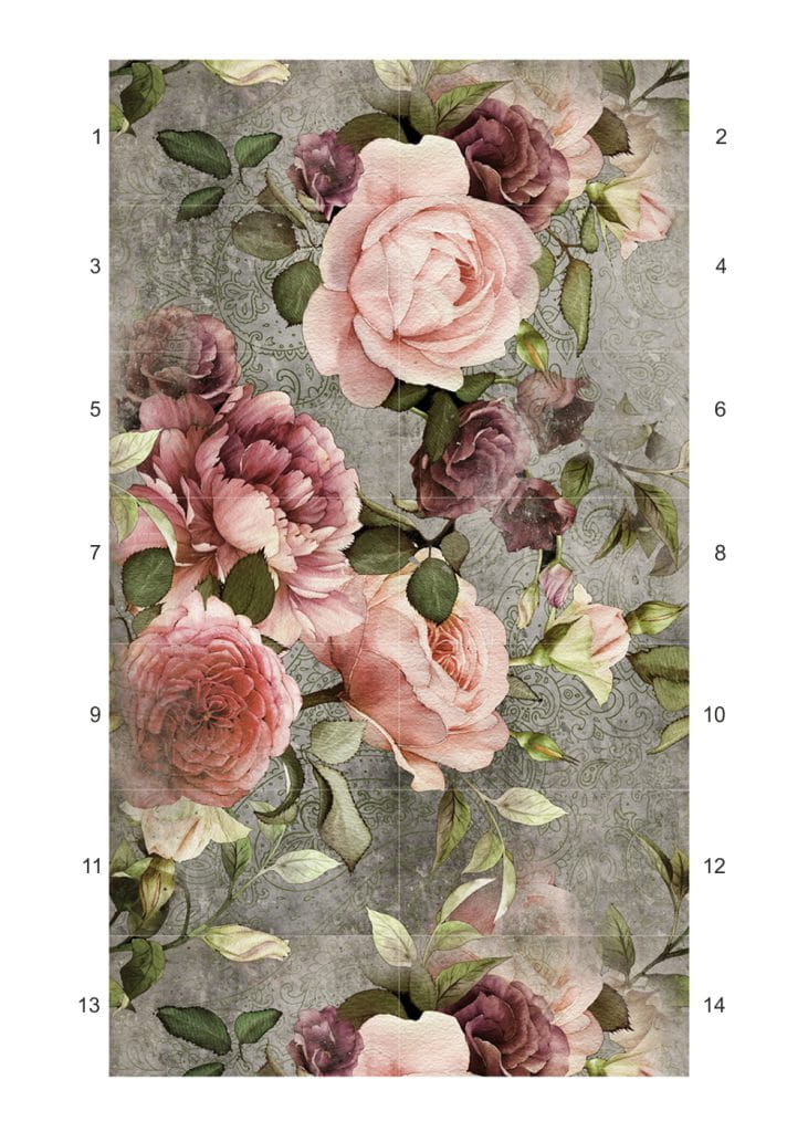 Ceramik Studio Obraz Wielkoformatowy płytka ceramiczna obraz PEONIA 210 x 120 - obrazek 2