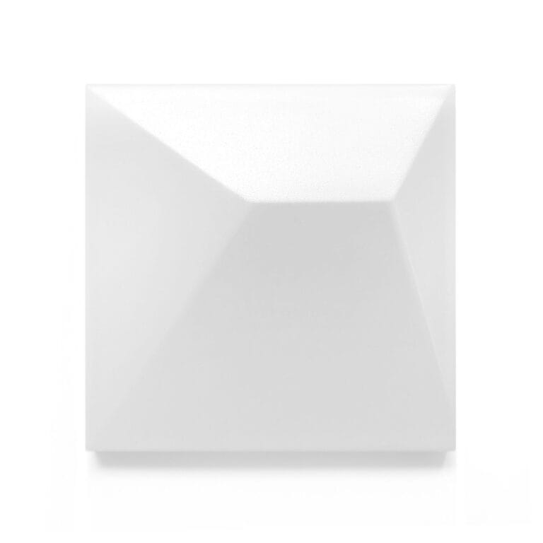 Ceramik Studio płytka ceramiczne Cristal 3D White Matt 12,5×12,5cm