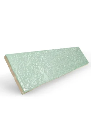 Ceramik Studio płytka ceramiczne Cegiełka Light Green Moon 7,4 cm x 29,9 cm