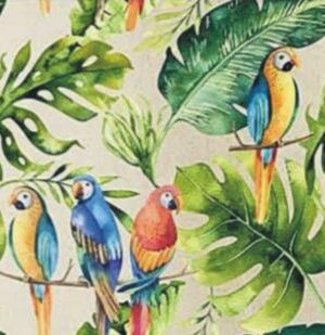 MURAL GRESOWY PARROTS beige 60X60 GAT I