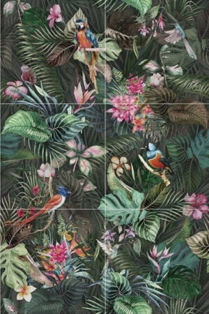 Mural gresowy 120x180 Eden Dark 6-ELEM. MAT GAT I