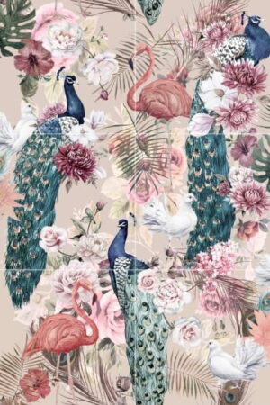 Mural gresowy 120x180 GLAMOUR-4 6-ELEM. MAT GAT I